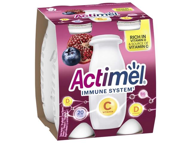 Iaurt de baut rodie afine vitamina C 4x100g Actimel