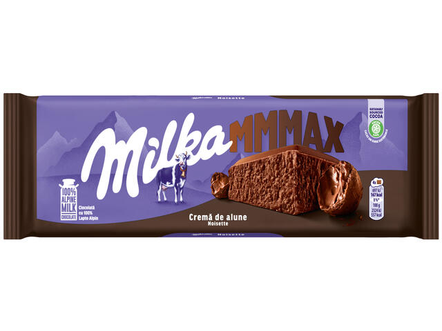 Milka Mmmax Ciocolata Crema de alune 270g