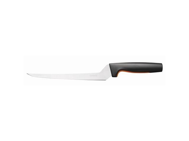 Cutit de filetat Functional Form Fiskars, otel inoxidabil, 21.6 cm, Negru/Portocaliu