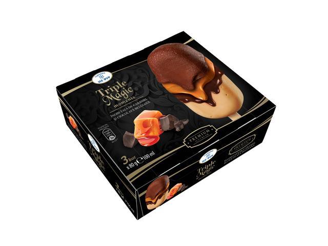 Inghetata Caramel Triple Magic 3X80G