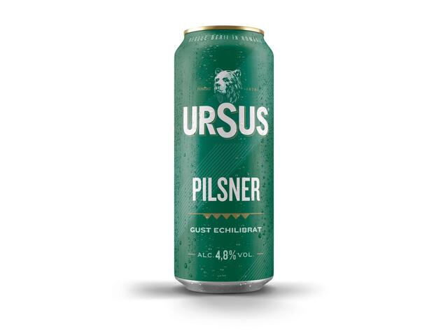 Ursus Pilsner Bere blonda doza 0.5l