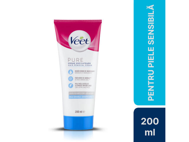 Crema depilatoare Veet pentru piele sensibila 200 ML