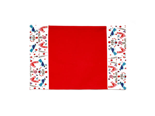 Placemat RED BIRD, 33x50 cm, bumbac