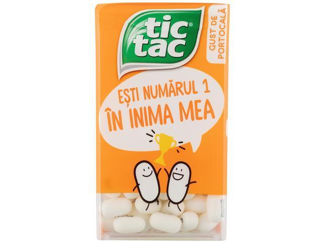 Tic Tac 49g drajeuri cu gust de portocale