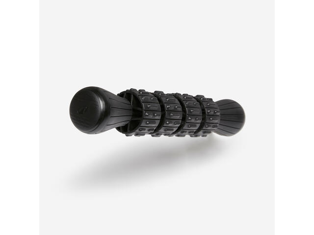 Set de masaj 3 în 1, rulou neted, minge și băț Negru