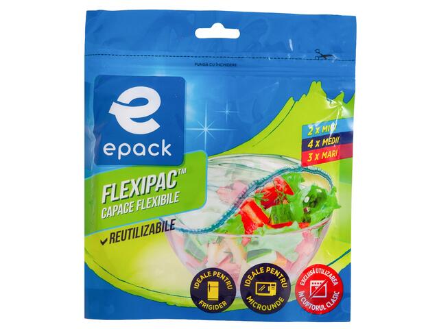 Set 9 capace flexibile reutilizabile Epack