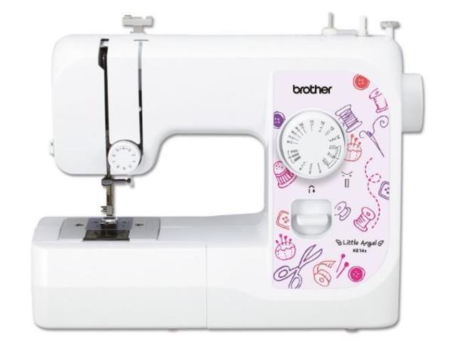 Masina De Cusut Brother KE14S, 14 Cusaturi (Alb)