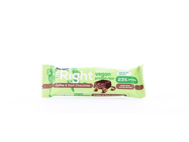 Fizico The Right Baton proteic Vegan cu cafea si ciocolata neaga 40g