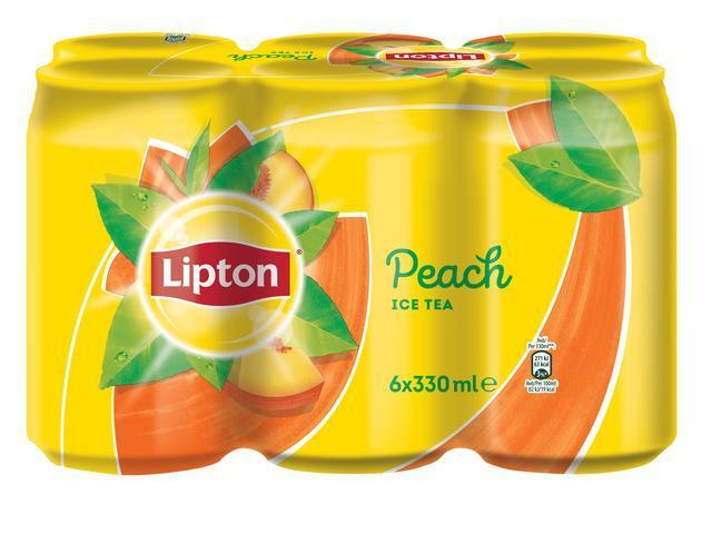 Lipton ceai si piersica, bautura racoritoare necarbonatata 6x0.33L