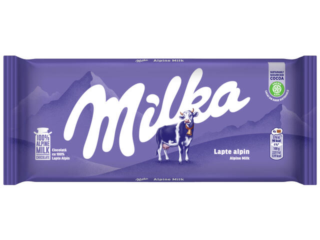 Milka Ciocolata cu Lapte alpin 100g