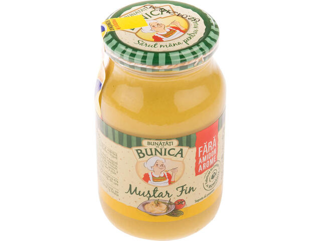 BUNATATI DE LA BUNICA mustar fin 440 g