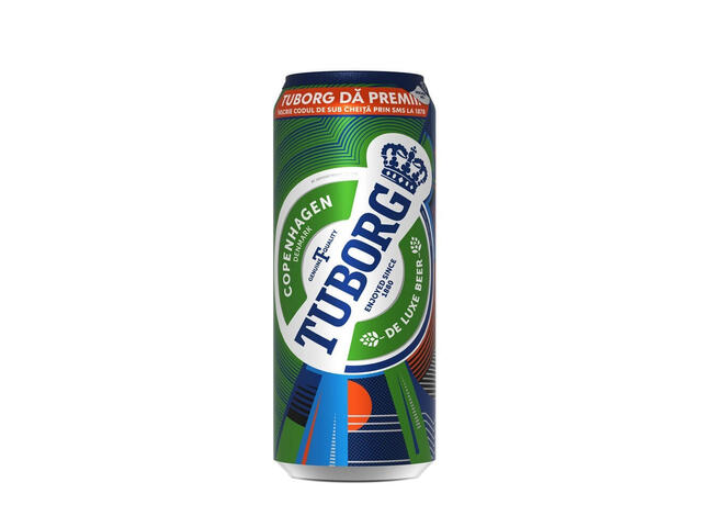 Bere blonda Tuborg, 0.5 l