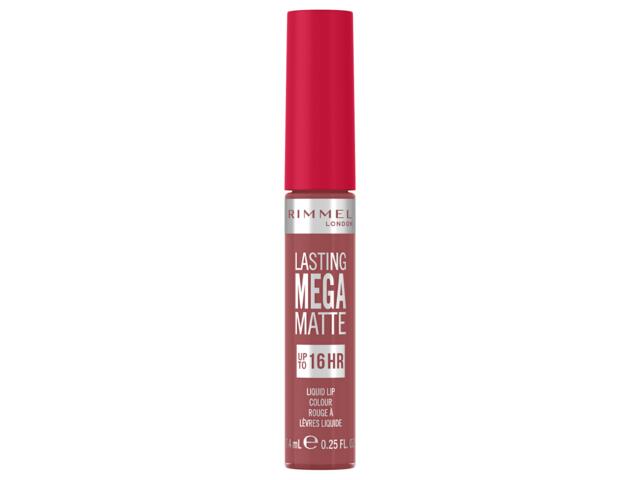 Ruj lichid Rimmel Lasting Mega Matte,  210 Rose & Shine ,7.4 ML