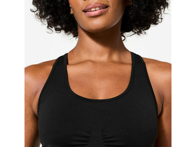 Bustieră bretele încrucișate susținere redusă Negru Damă - L