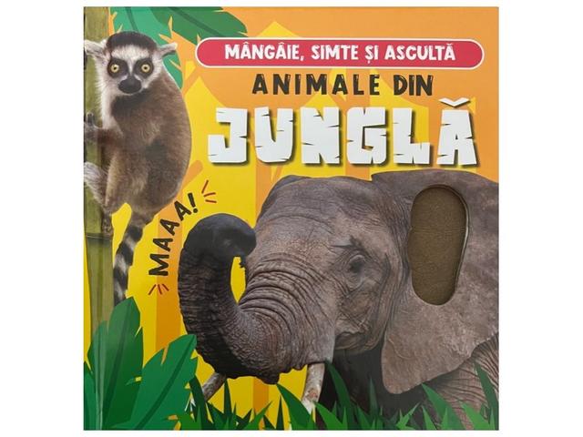 Animale din jungla. Mangaie, simte si asculta