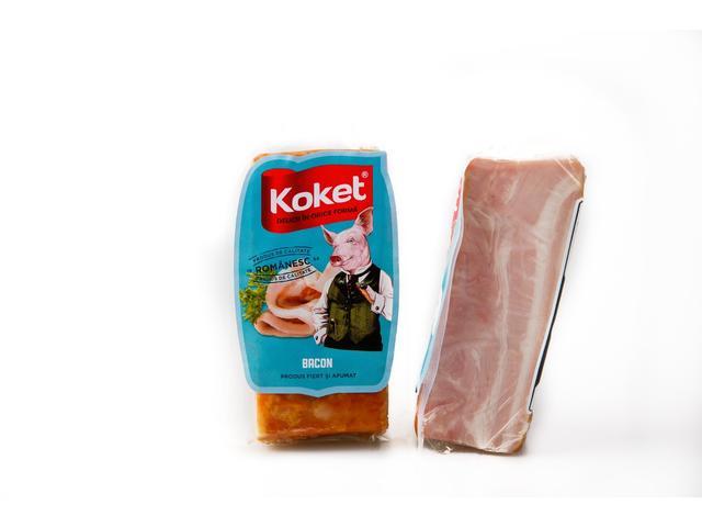 Bacon fiert si afumat Koket 300g