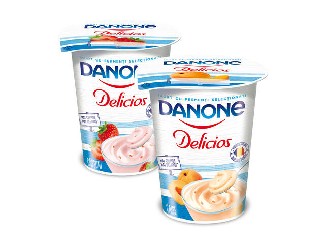 Danone Mix delicios capsuni/caise 400 g