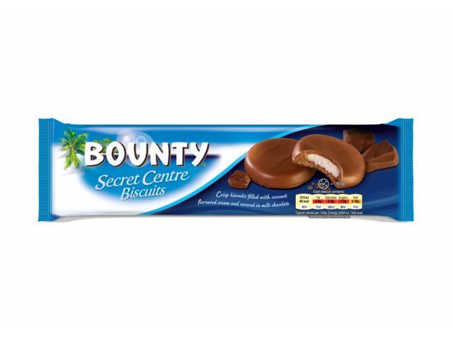 Biscuiti crocanti cu crema cocos&ciocolata Bounty 132g