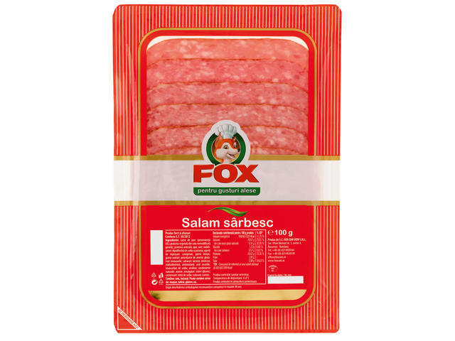 Salam sarbesc feliat Fox 100 g