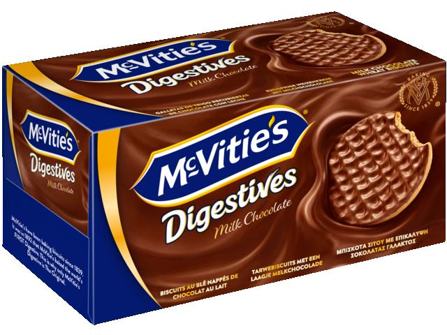 McVitie's Biscuiti Digestivi  acoperiti cu ciocolata lapte 200g