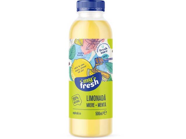 Limonada cu miere si menta 500ML