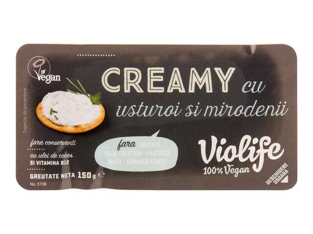 Violife crema tartinabila cu usturoi si mirodenii 150 g