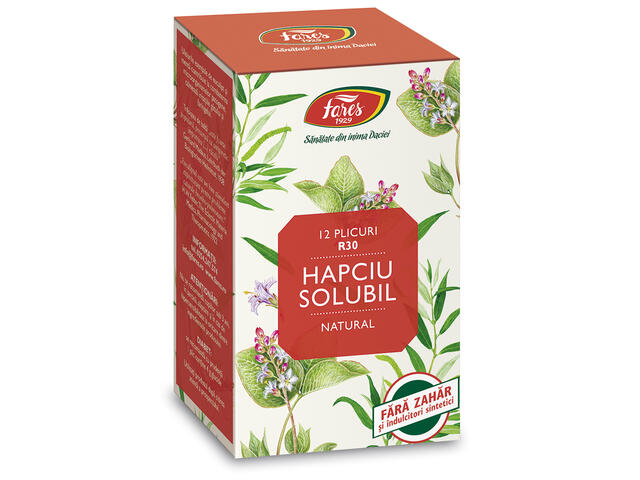 Hapciu solubil 12 plicuri Fares