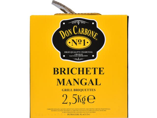 Brichete mangal gratar Don Carbone, mangal, cutie carton, 2,5 kg