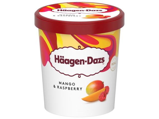 Inghetata Haagen Dazs Mango Si Zmeura 460 Ml