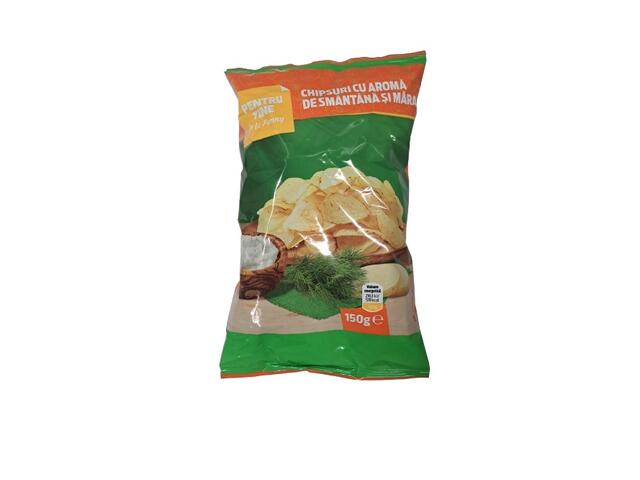 Pentru tine de la PENNY Chipsuri cu aroma de smantana şi marar 150 g