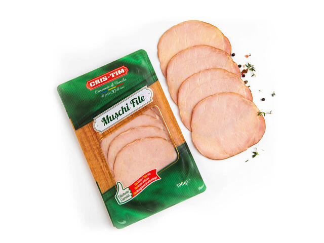 Muschi File Afumat Cris-Tim 100G