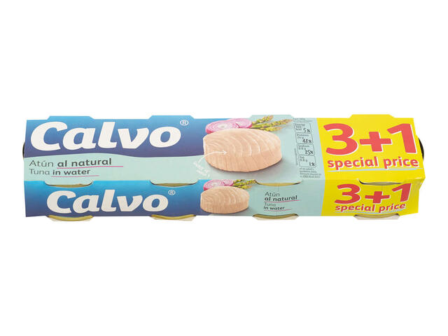 Calvo ton in sos natur 4 x 80 g