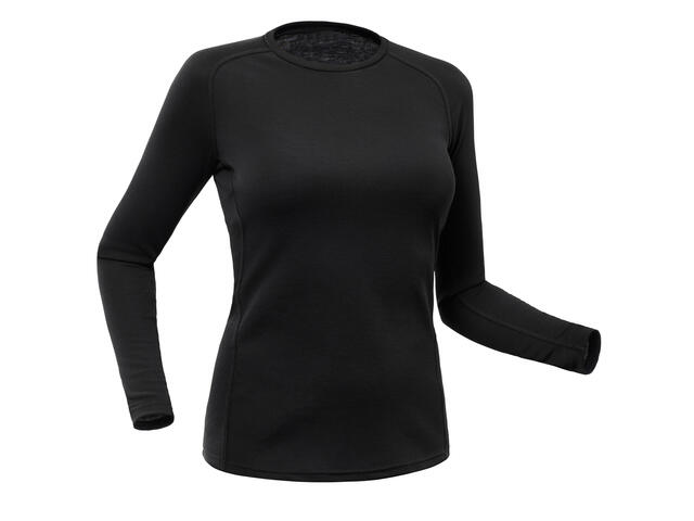 Bluză termică BL 100 călduroasă și confortabilă schi Negru Damă - XS
