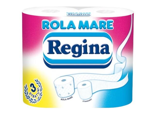 Hartie igienica rola mare 3 straturi 4 role Regina