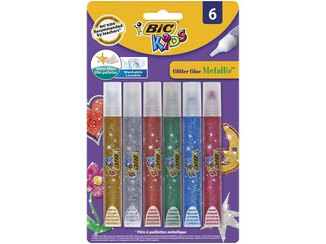 Adeziv Cu Sclipici Bic Kids Bl/6