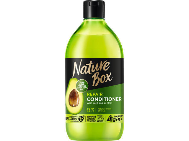 Balsam Nature Box Par Deteriorat, Cu Ulei De Avocado, 385ML