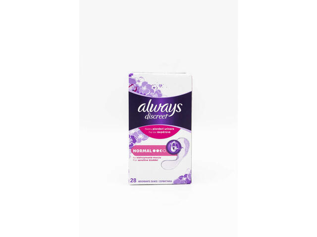 Always Discreet Absorbante zilnice normal 28 bucati