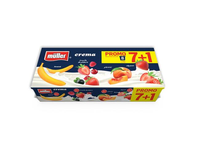 Crema Iaurt 4 arome 8x125g Muller