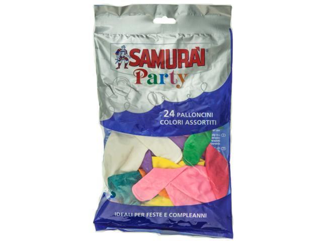 Baloane colorate 24 buc. Samura'I Party