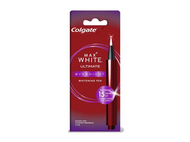 Stilou pentru albirea dintilor Colgate Max White Overnight Ultimate