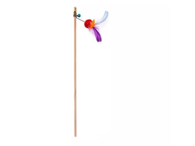 Jucarie pentru pisica Comfy Gaia Rod Ball, 50 cm, Multicolor