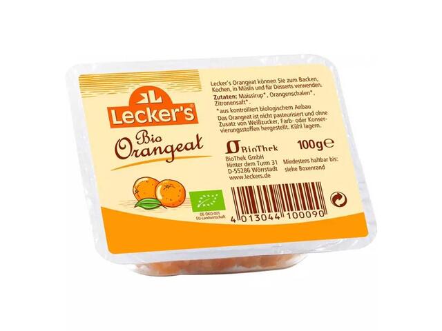 Coaja Portocala Bio 100G Lecke'S