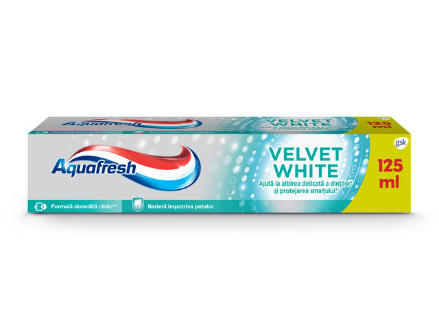 Pasta de dinti Aquafresh Velvet White 125ML