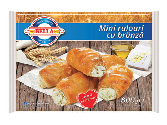 Mini rulouri cu branza 800g Bella