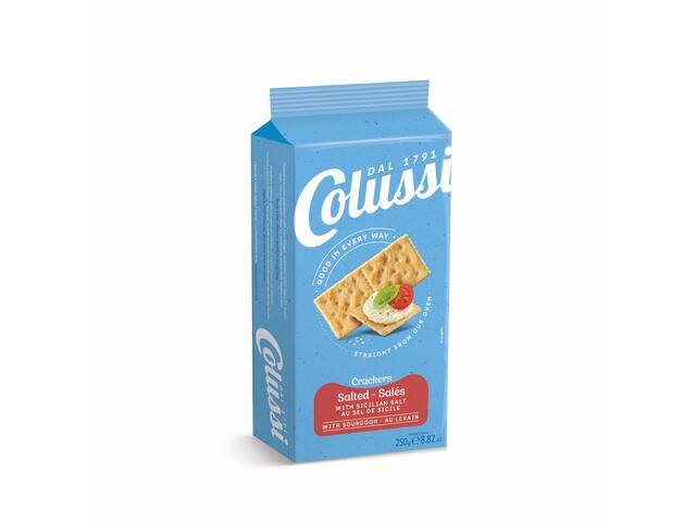 Crackers 250G Cu Sare Colussi