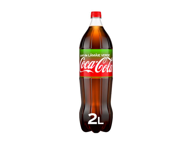 Coca-Cola Bautura carbogazoasa Cola lamaie verde 2l