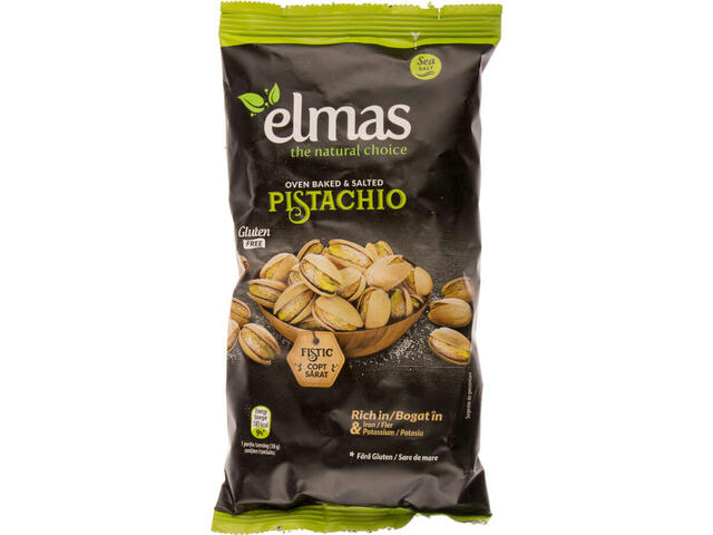 Elmas fistic copt cu sare 140 g