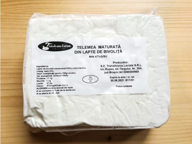 Telemea maturată din lapte de bivoliță 550g