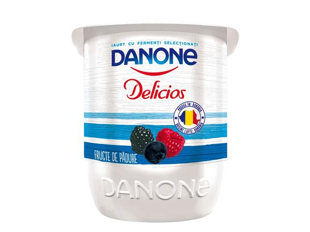 Iaurt cu fructe de padure Delicios 125g Danone