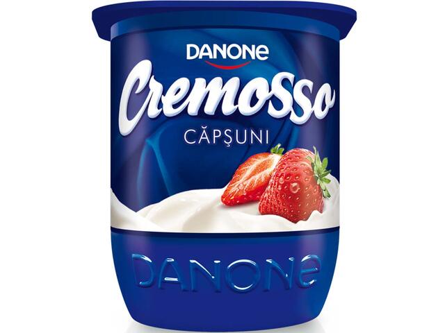 Iaurt cu capsuni Cremosso 125g Danone